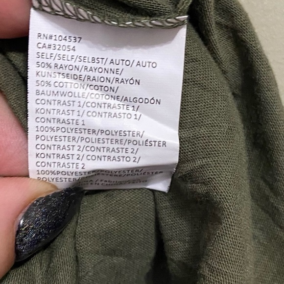 𝅺anthropologie Sz XS Tiny Scarf Tshirt - Picture 5 of 6